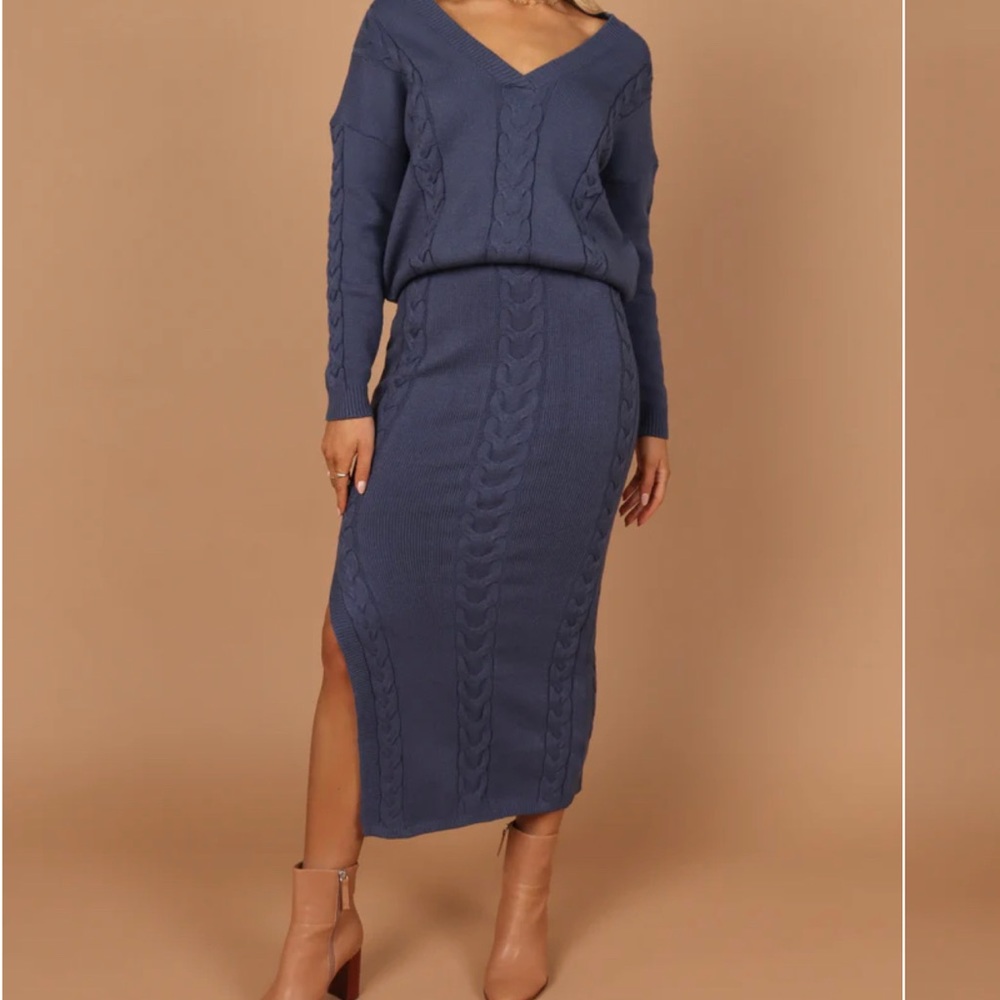 NWT Cable Knit Matching Set